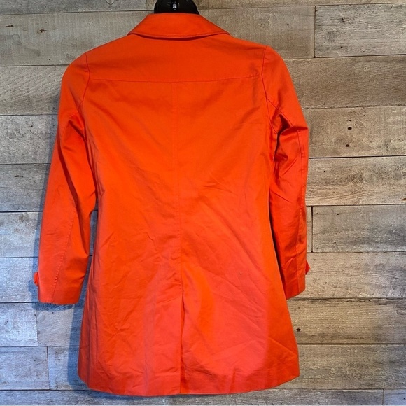 Joe Freshwomen’s orange single breasted trench coat in size large - Picture 3 of 10